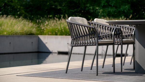 NEW Tofino Alu Dining Table - Image 4